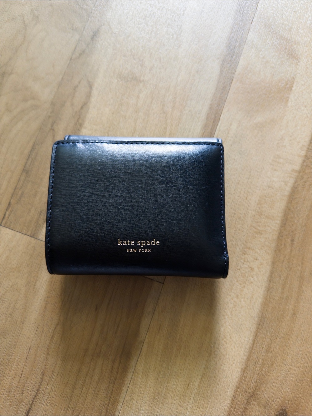 Kate Spade Lovitt Bi-Fold Flap Wallet | Black and Blush
